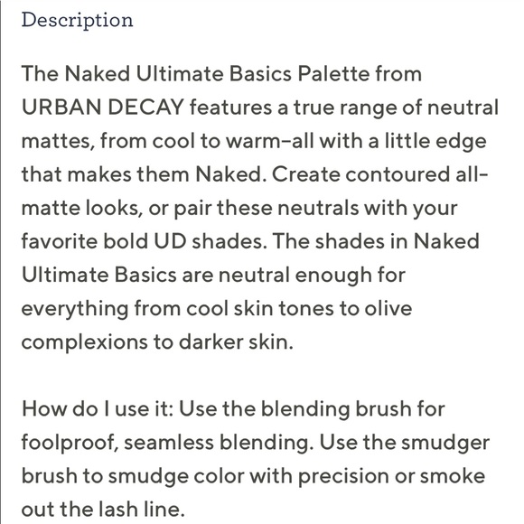 Clearance Last One NAKED Ultimate Basics - Picture 2 of 7